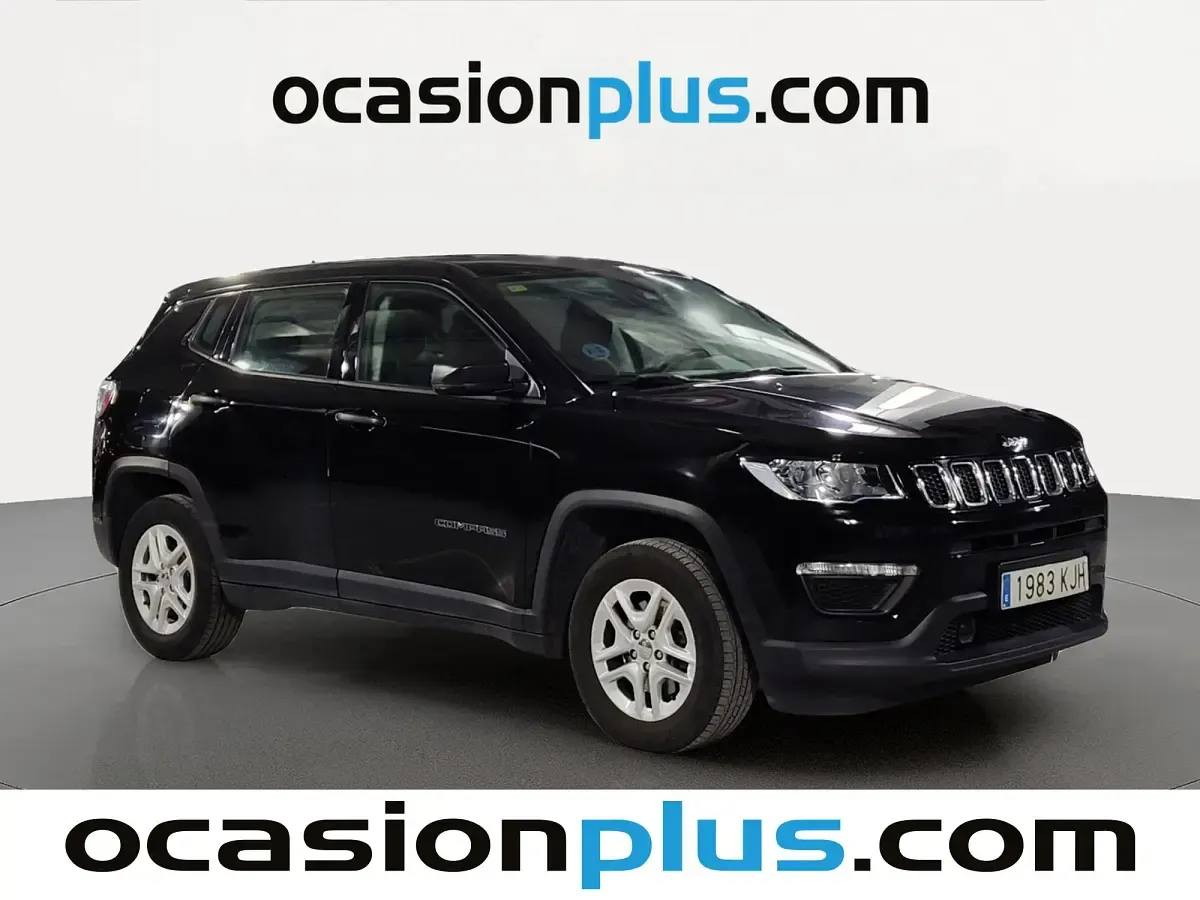 Usado Jeep Compass Sport 140 CV (102 kW) 2018 Negro SUV