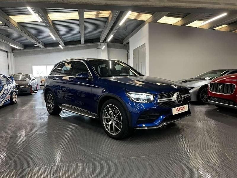 Usado Mercedes GLC200 197 CV (144 kW) 2020 Azul SUV