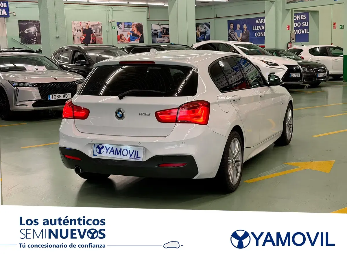 Usado BMW 116 Shadowline 116 CV (85 kW) 2017 Blanco Utilitario