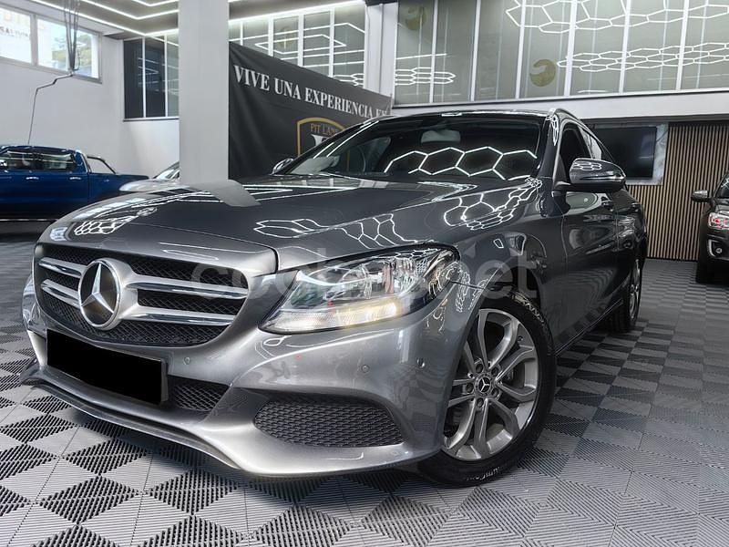 Gris / plata Usado 2018 Mercedes C200 Familiar | 17.990 € (Buen precio) - Imagen 1/4
