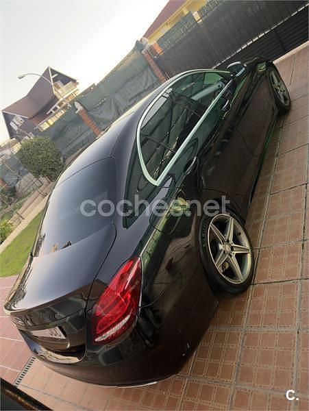 Usado Mercedes C250 AMG line 204 CV (150 kW) 2015 Negro Berlina