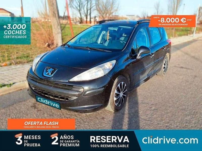 Usado Peugeot 207 95 CV (69 kW) 2008 Negro Familiar