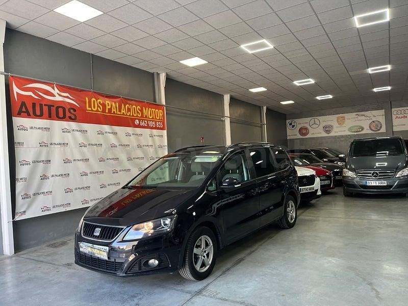 Usado Seat Alhambra Ecomotive 140 CV (102 kW) 2014 Negro Monovolumen