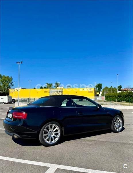 Negro Usado 2010 Audi A5 Cabriolet S-Line Descapotable | 12.900 € (Precio justo) - Imagen 1/4