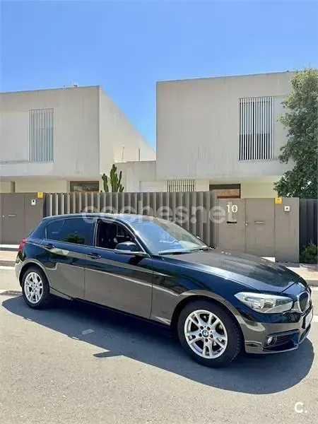 Usado BMW 116 Efficient Dynamics 116 CV (85 kW) 2017 Negro Utilitario