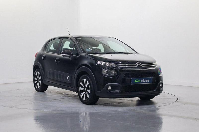 Usado Citroën C3 Feel 83 CV (61 kW) 2020 Negro Utilitario