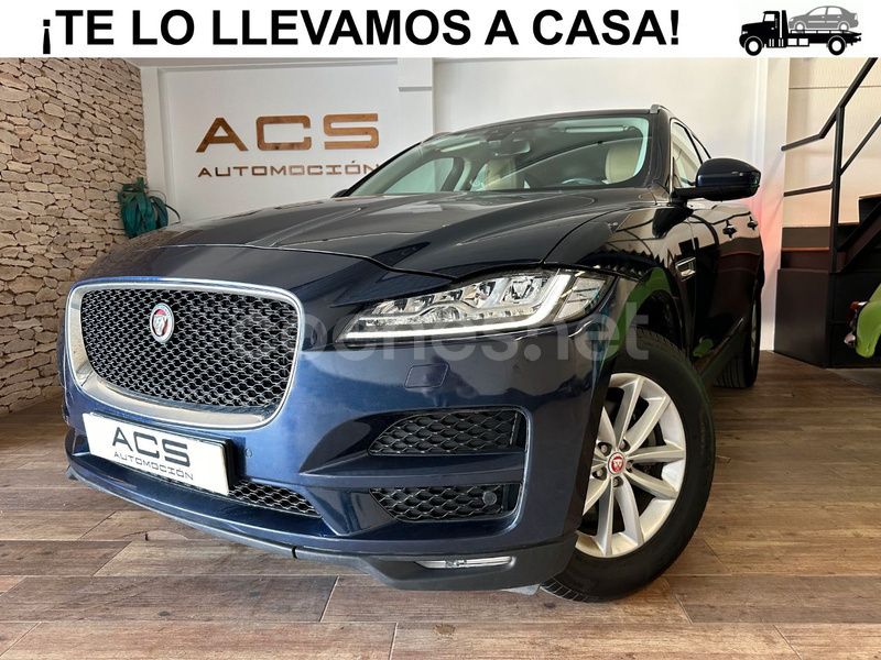 Azul Usado 2018 Jaguar F-Pace Prestige SUV | 23.990 € (Precio justo) - Imagen 1/3