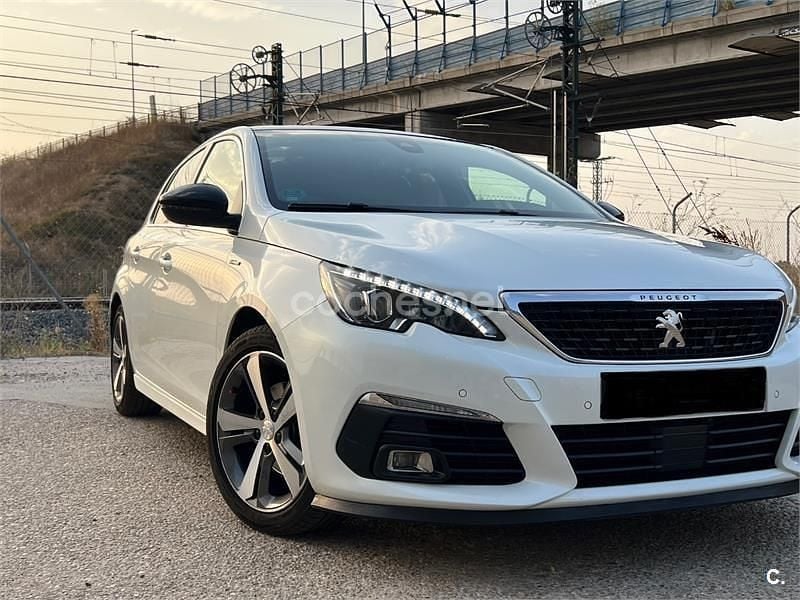 Blanco Usado 2019 Peugeot 308 GT-line Berlina | 14.500 € (Precio justo) - Imagen 1/4