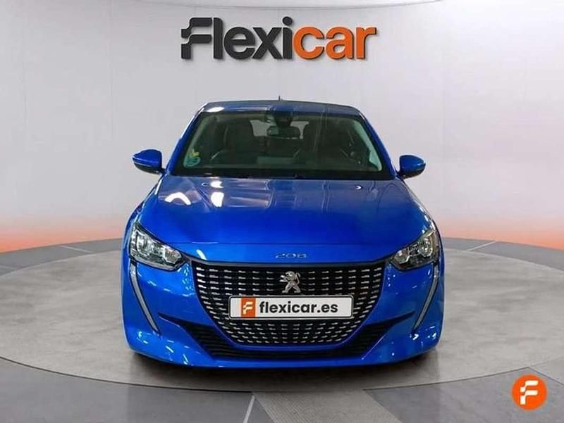Usado Peugeot 208 Allure 101 CV (74 kW) 2020 Azul Utilitario