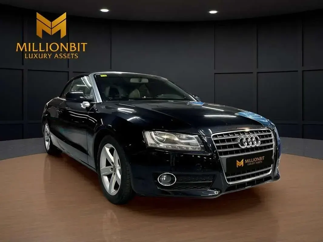 Usado Audi A5 Cabriolet S-Line 211 CV (155 kW) 2009 Negro Descapotable