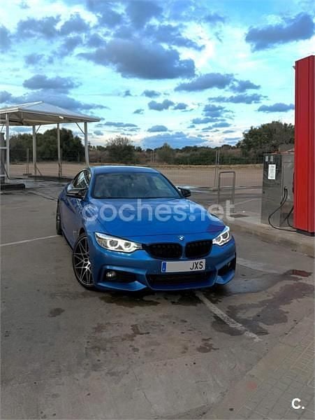 Usado BMW 420 190 CV (139 kW) 2017 Azul Coupe