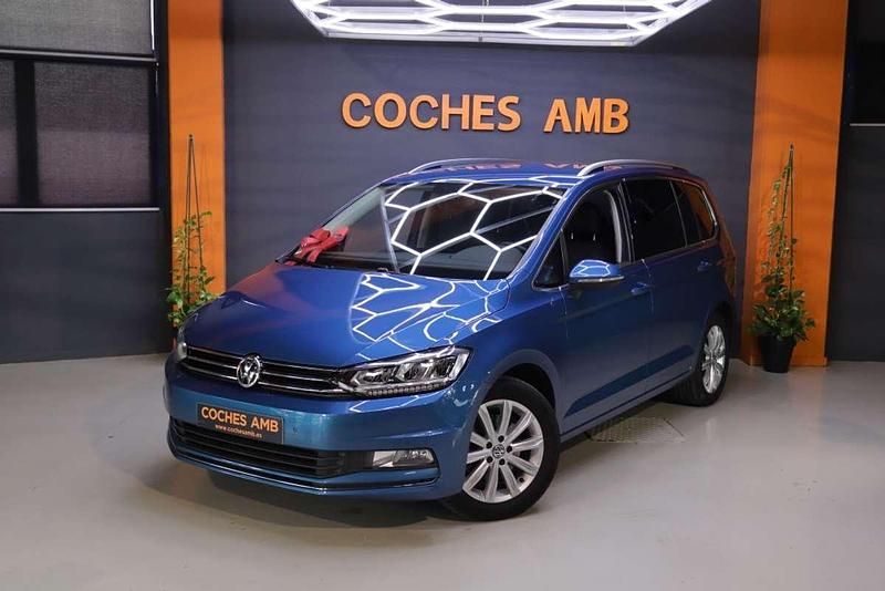 Azul Usado 2016 VW Touran Sportline Monovolumen | 20.950 € (Precio justo) - Imagen 1/4
