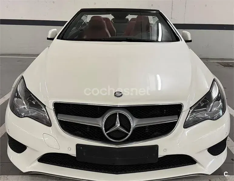 Usado Mercedes E220 170 CV (125 kW) 2014 Blanco Descapotable