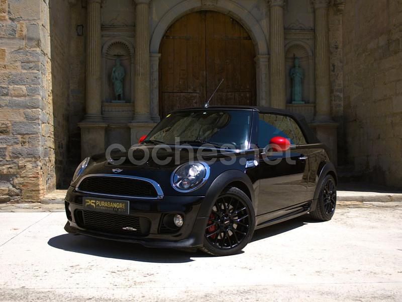 Negro Usado 2012 Mini John Cooper Works Cabriolet Descapotable | 17.900 € - Imagen 1/4