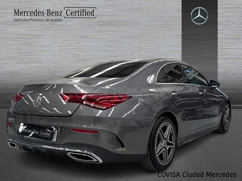 Usado Mercedes CLA200 AMG line 163 CV (119 kW) 2020 Negro Berlina