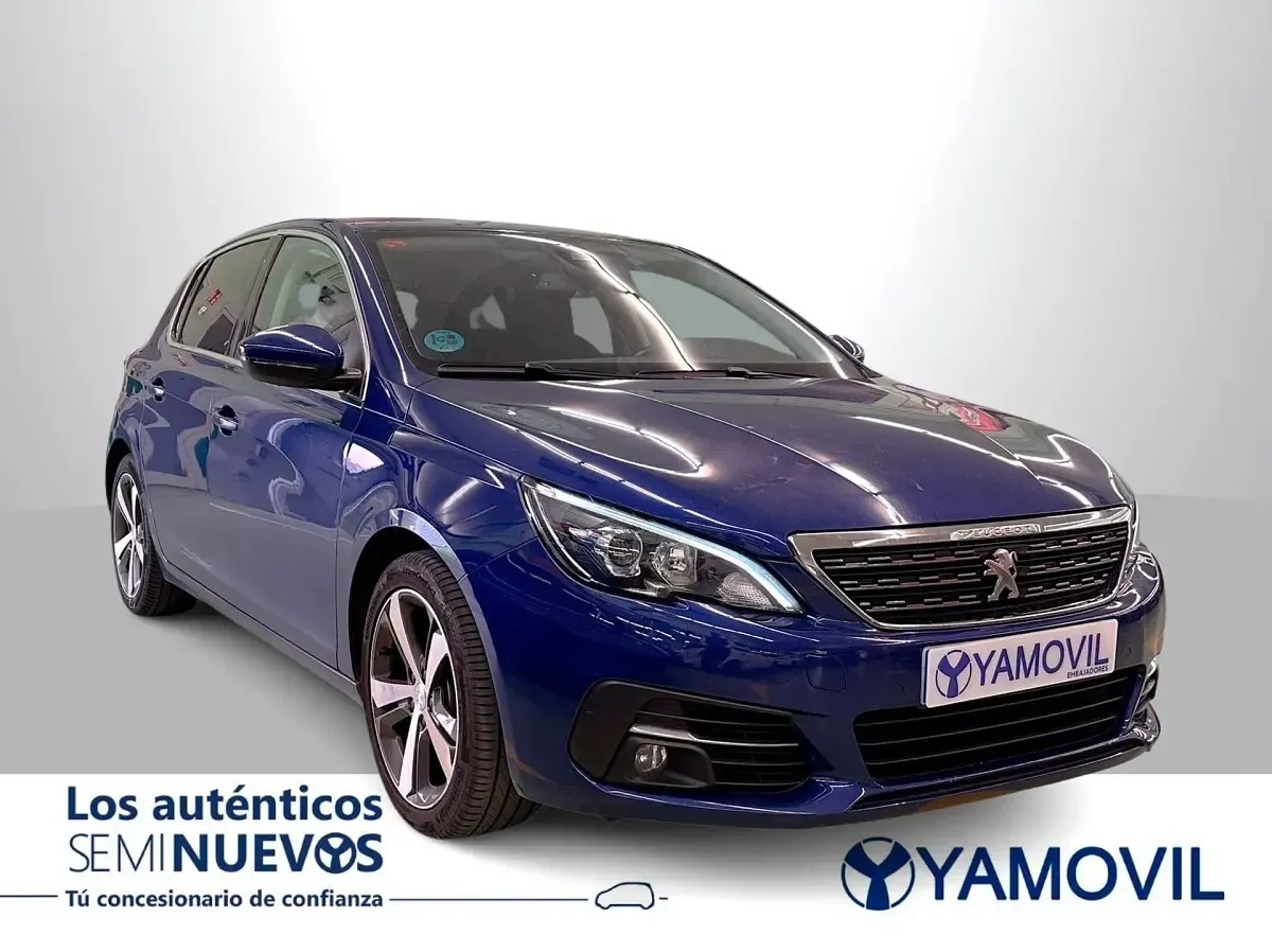Usado Peugeot 308 Allure 110 CV (80 kW) 2019 Azul Berlina