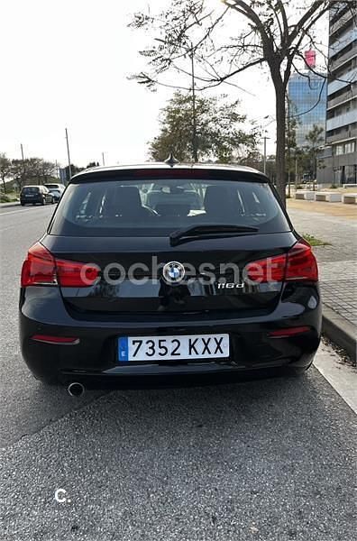 Usado BMW 116 116 CV (85 kW) 2019 Negro Utilitario