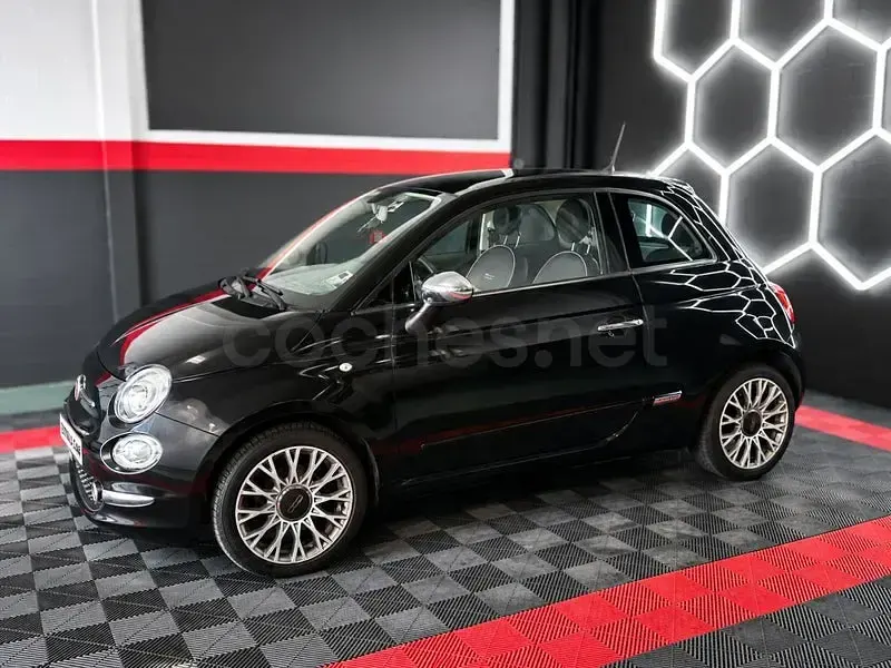 Usado Fiat 500 69 CV (50 kW) 2017 Negro Berlina