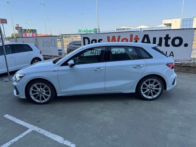 Blanco Usado 2021 Audi A3 Sportback S-Line Utilitario | 23.900 € (Precio justo) - Imagen 1/4