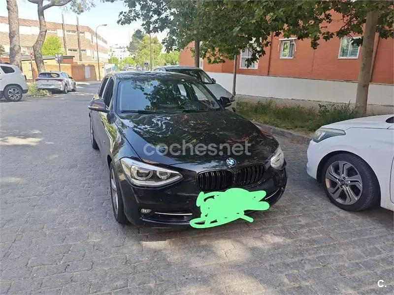 Usado BMW 116 Efficient Dynamics 116 CV (85 kW) 2014 Negro Utilitario