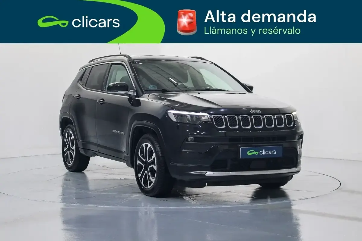 Usado Jeep Compass Limited 150 CV (110 kW) 2021 Negro SUV