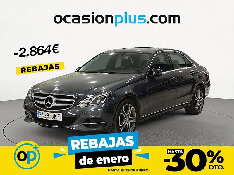 Gris Usado 2015 Mercedes E220 Berlina | 20.450 € (Precio justo) - Imagen 1/4
