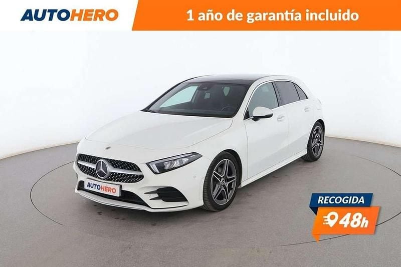 Blanco Usado 2019 Mercedes A180 AMG line Berlina | 23.899 € (Precio justo) - Imagen 1/3