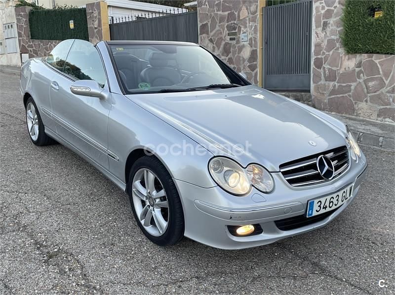 Usado Mercedes CLK200 Avantgarde 184 CV (135 kW) 2009 Gris / plata Descapotable
