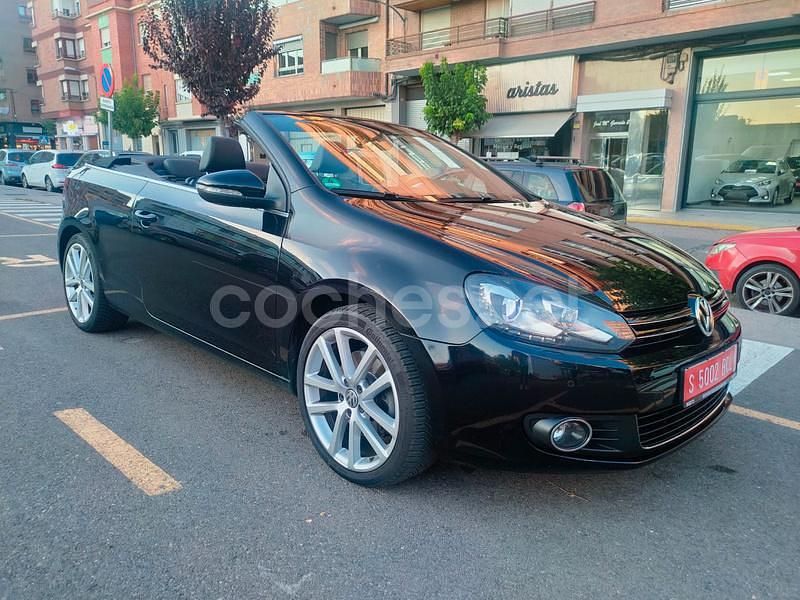 Negro Usado 2011 VW Golf Cabriolet Descapotable | 11.800 € (Precio justo) - Imagen 1/4