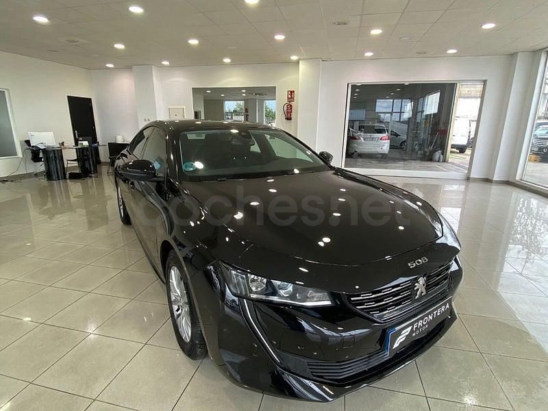 Usado Peugeot 508 Active 130 CV (95 kW) 2019 Negro Berlina
