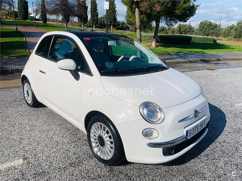Usado Fiat 500 85 CV (62 kW) 2011 Blanco Berlina