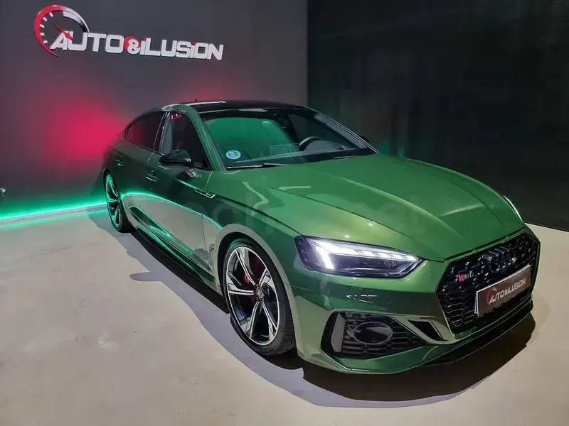 Usado Audi RS5 Sportback Exclusive 450 CV (330 kW) 2022 Verde Berlina