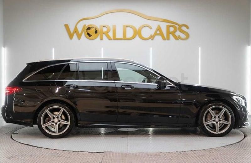 Usado Mercedes C220 170 CV (125 kW) 2016 Negro Familiar