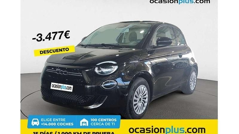 Negro Usado 2022 Fiat 500e Action Utilitario | 11.355 € (Super precio) - Imagen 1/4