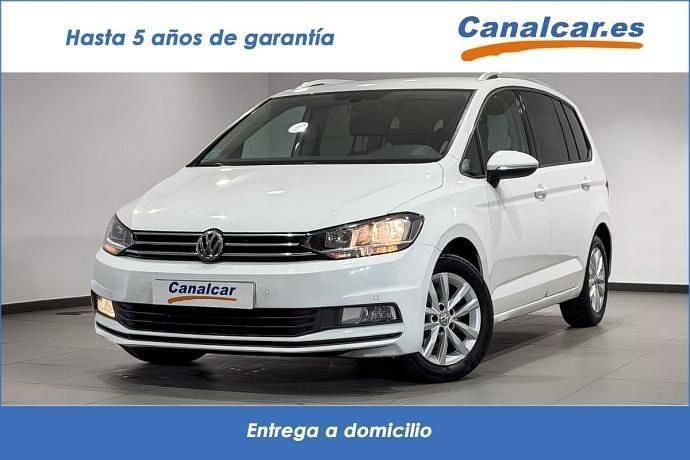 Blanco Usado 2017 VW Touran Advance Monovolumen | 11.951 € (Buen precio) - Imagen 1/4
