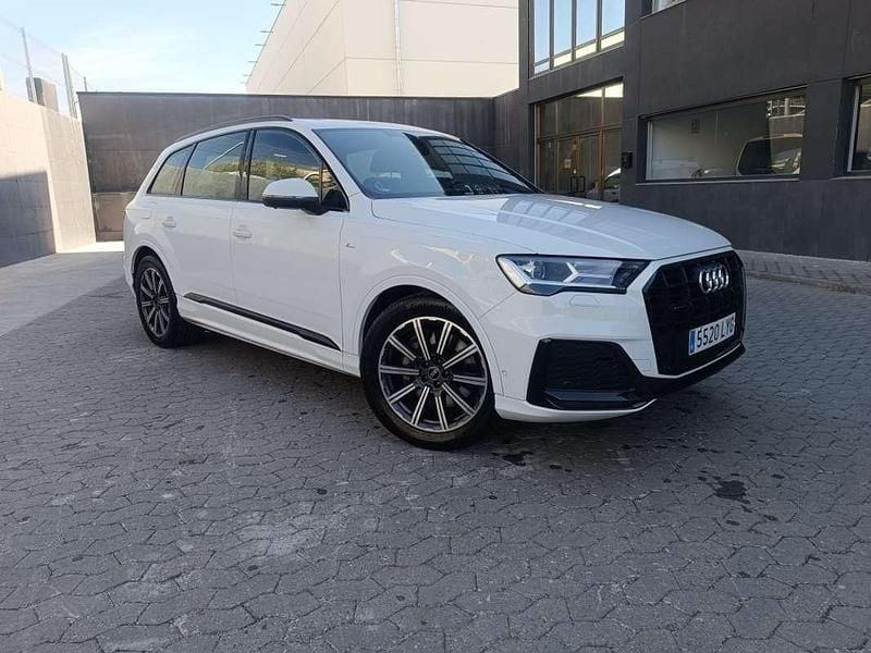 Blanco Usado 2022 Audi Q7 S-Line SUV | 57.995 € (Un poco caro) - Imagen 1/4