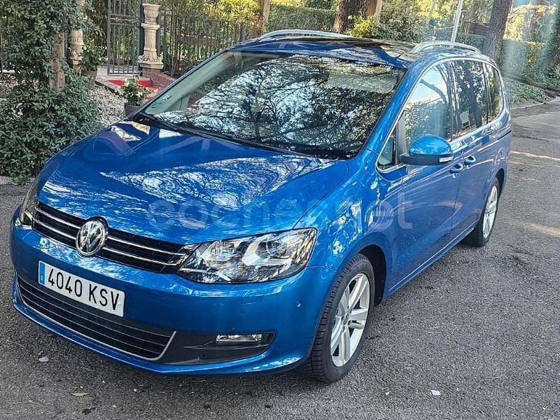 Azul Usado 2019 VW Sharan Sportline Monovolumen | 22.500 € (Buen precio) - Imagen 1/4