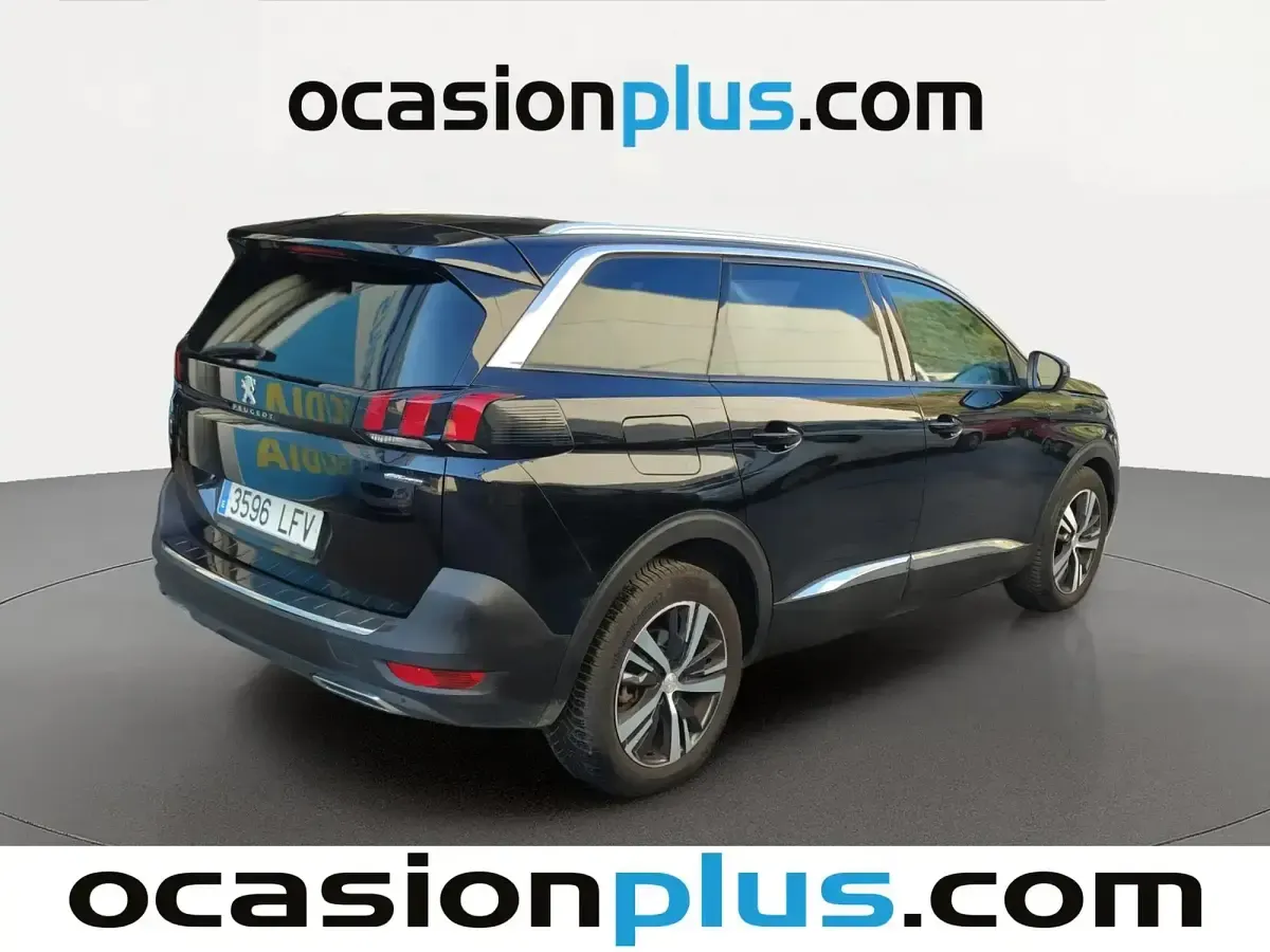 Usado Peugeot 5008 Allure 130 CV (95 kW) 2020 Negro SUV