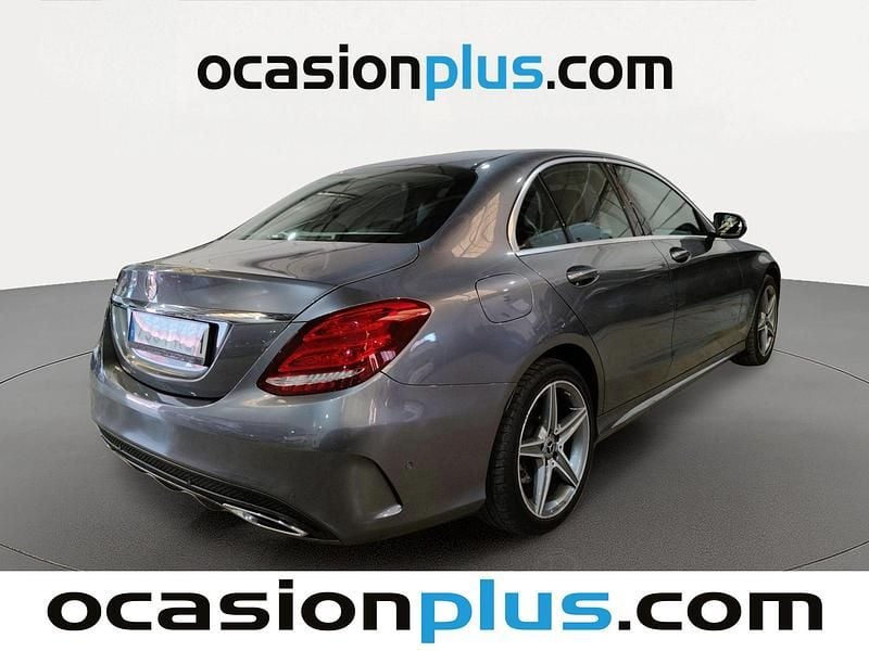Usado Mercedes C220 AMG 170 CV (125 kW) 2018 Gris Berlina
