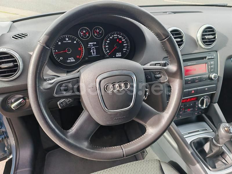 Usado Audi A3 Ambition 140 CV (102 kW) 2009 Azul Berlina