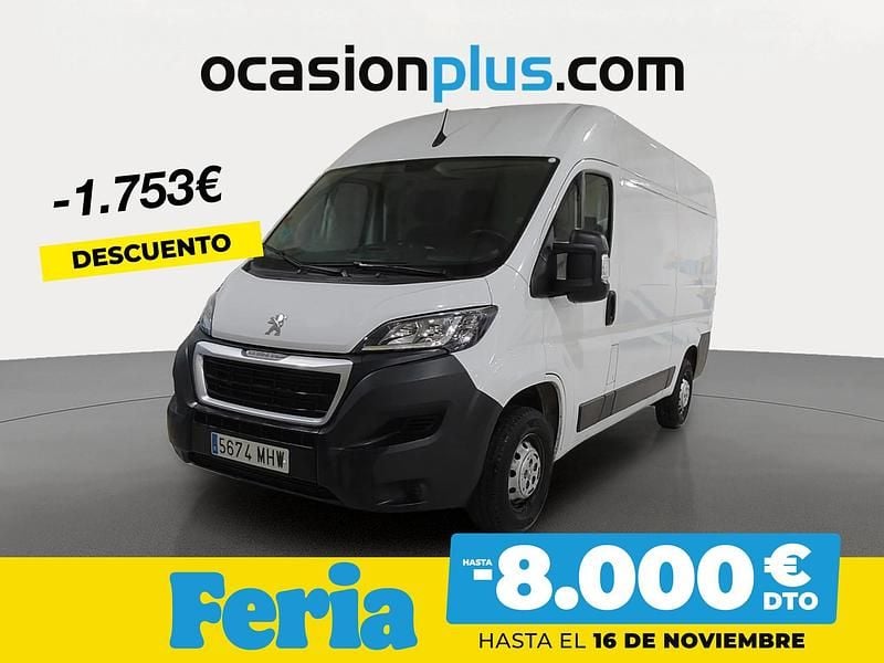Blanco Usado 2023 Peugeot Boxer S Van | 19.290 € (Precio justo) - Imagen 1/4