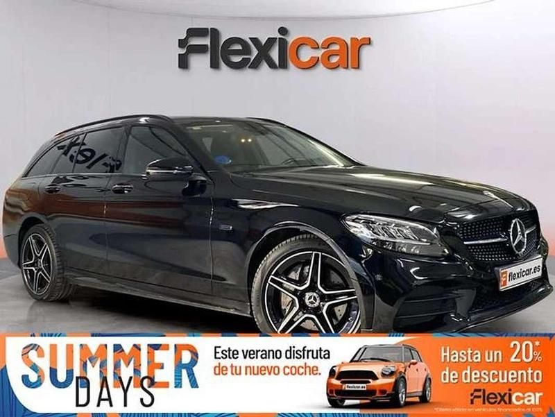 Azul Usado 2020 Mercedes C300e Familiar | 25.590 € (Precio justo) - Imagen 1/4