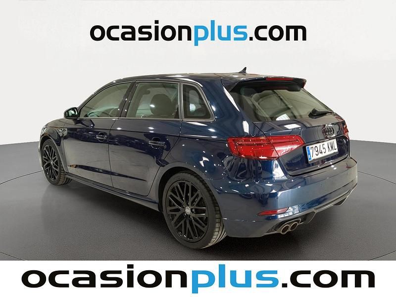 Usado Audi A3 S-Line 150 CV (110 kW) 2018 Azul Berlina