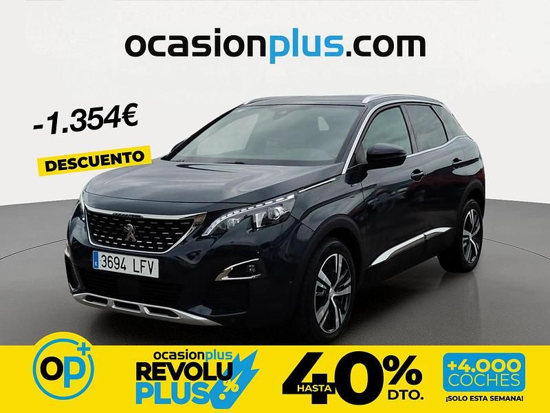 Usado Peugeot 3008 GT-line 130 CV (95 kW) 2020 Gris SUV