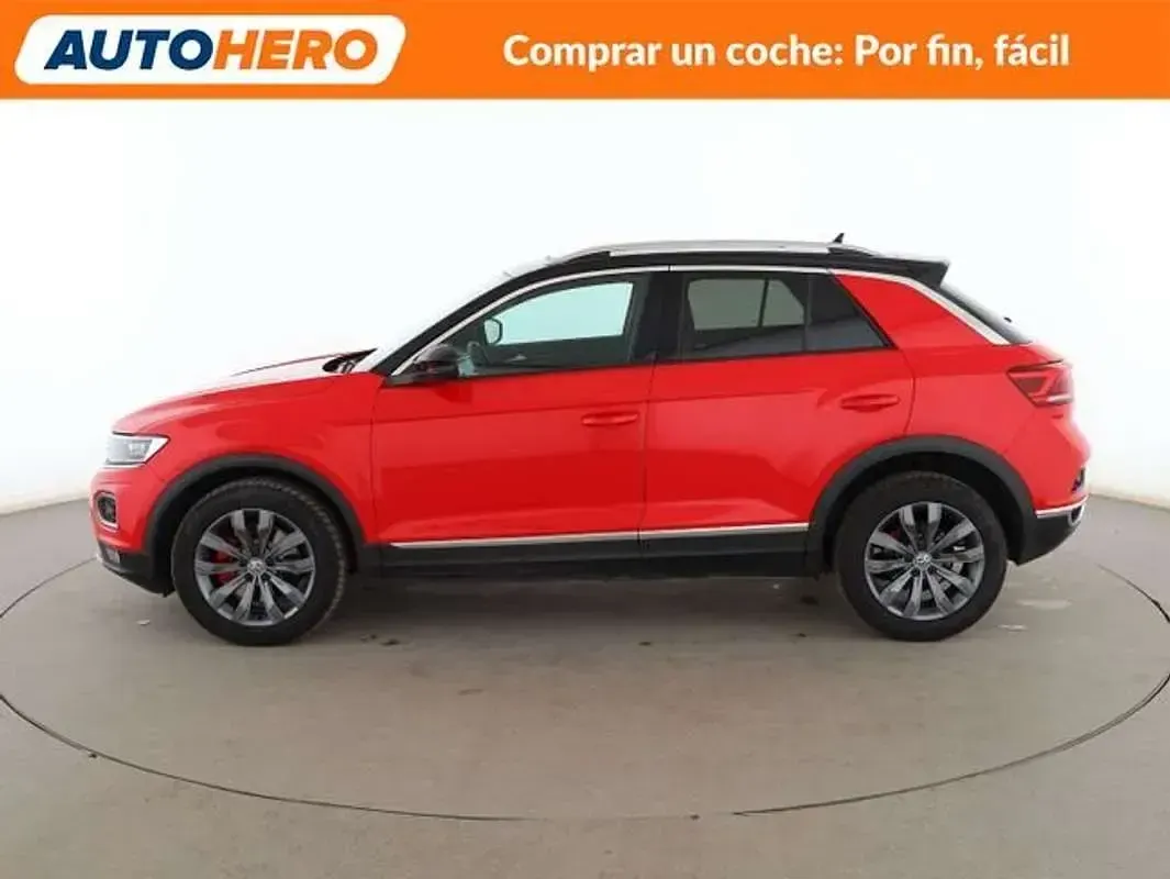 Usado VW T-Roc Sport 150 CV (110 kW) 2018 Rojo SUV