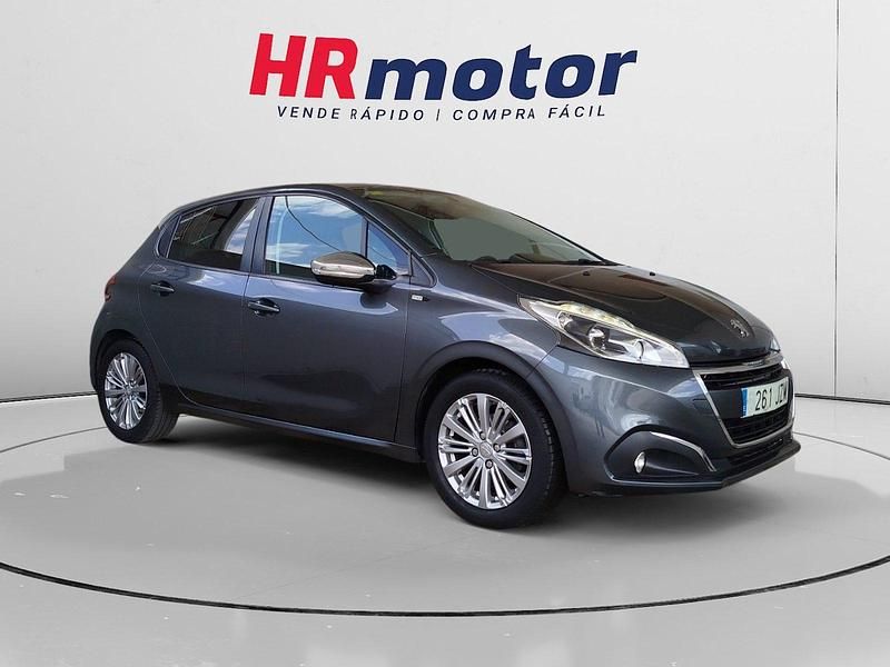 Usado Peugeot 208 Style 83 CV (61 kW) 2017 Gris Utilitario