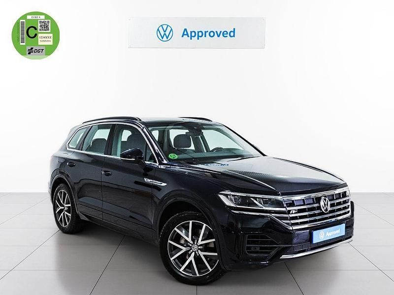Azul Usado 2019 VW Touareg R-line SUV | 44.590 € (Precio justo) - Imagen 1/4