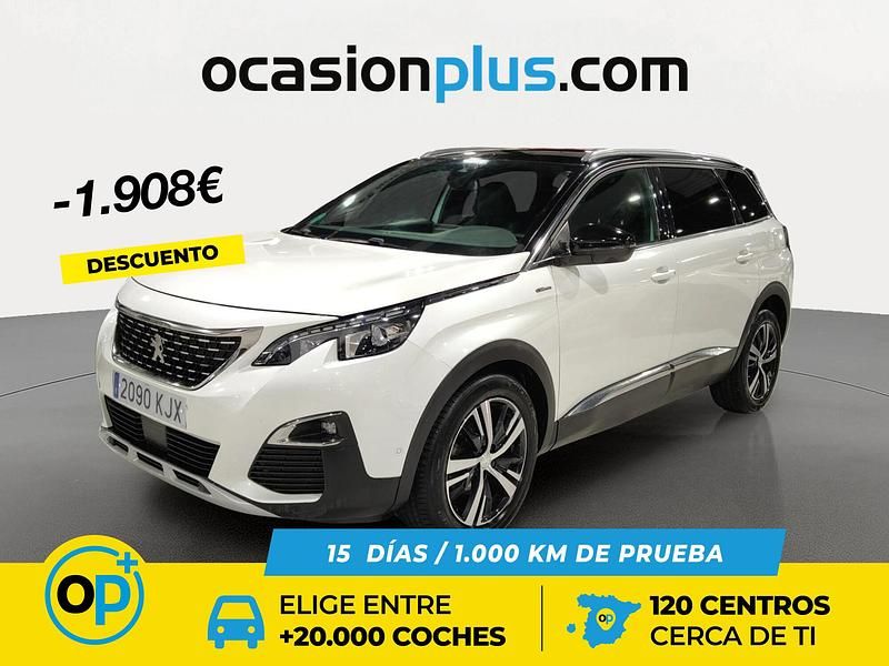 Blanco Usado 2018 Peugeot 5008 GT-line SUV | 17.690 € (Buen precio) - Imagen 1/4