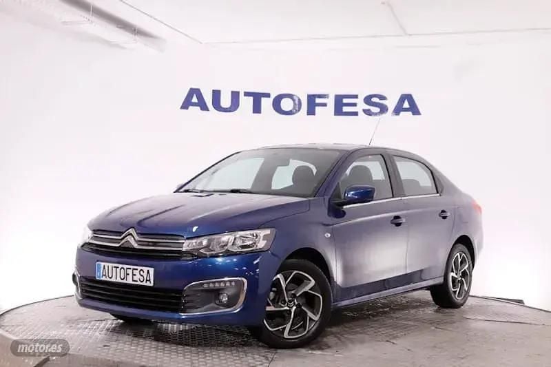 Azul Usado 2019 Citroën C-Elysee I Shine Berlina | 7750 € (Buen precio) - Imagen 1/4