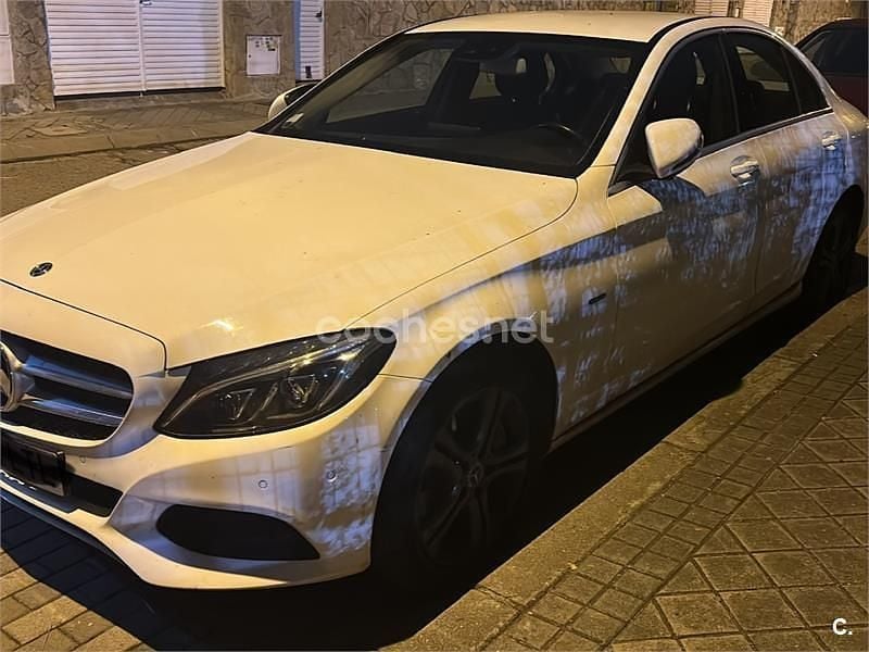 Usado Mercedes C350e 279 CV (205 kW) 2018 Blanco Berlina